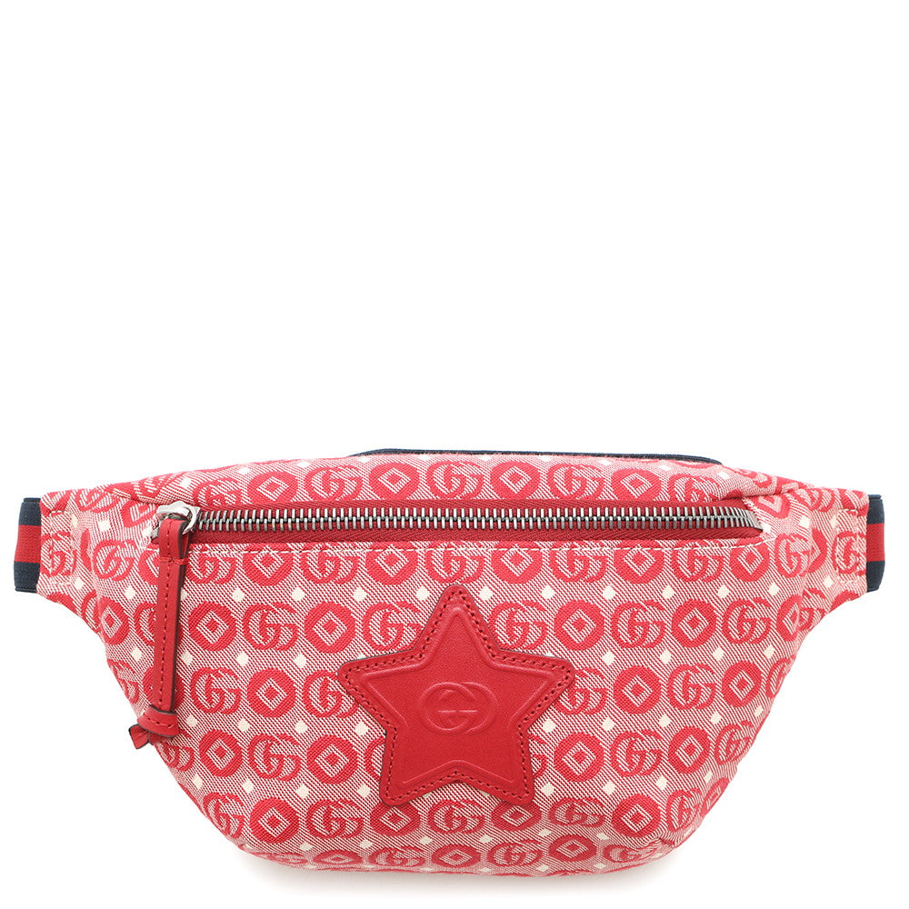 Gucci Children's Star Red502095 Canvas Crossbody Bag