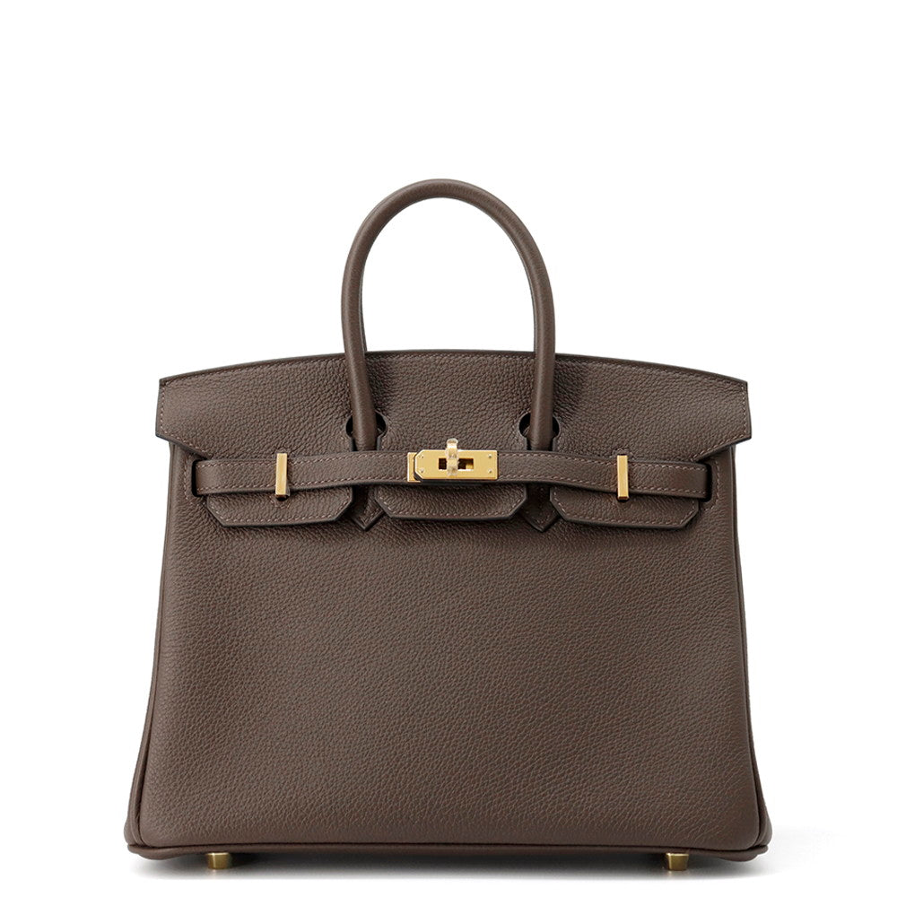 Birkin Ecorce Togo Size Handbag Leather Travel Bag