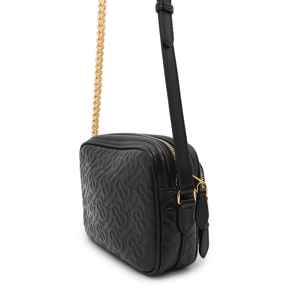 Burberry Camera Bag Black8015241 Leather Travel Bag