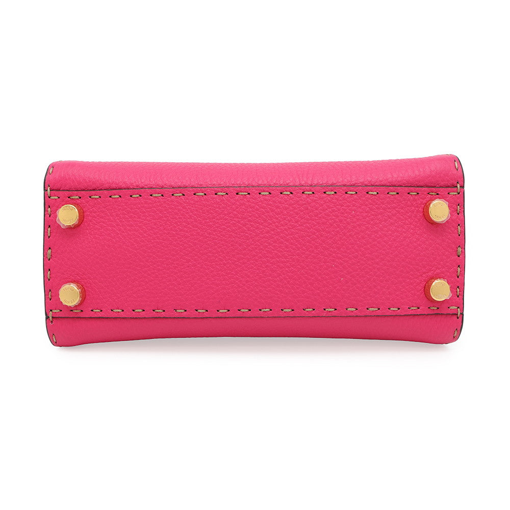Fendi Selleria Peekaboo 2Waybag Pink8Bn244 Leather Mini Travel Bag