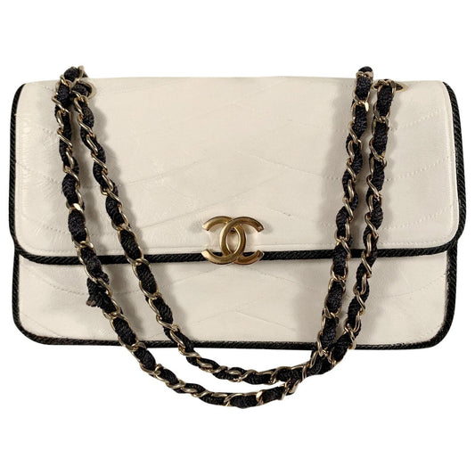 white leather handbag Classic