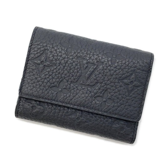 Louis Vuitton Portefeuille Pilot NoirM82556 Taurillon ・Pattern Monogram Leather Handbag