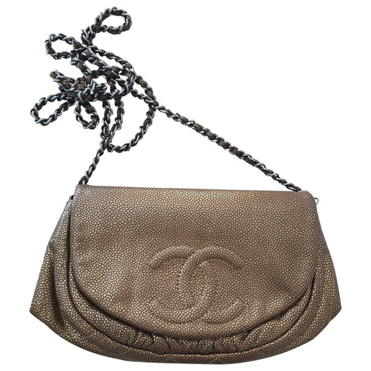 brown leather handbag Classic