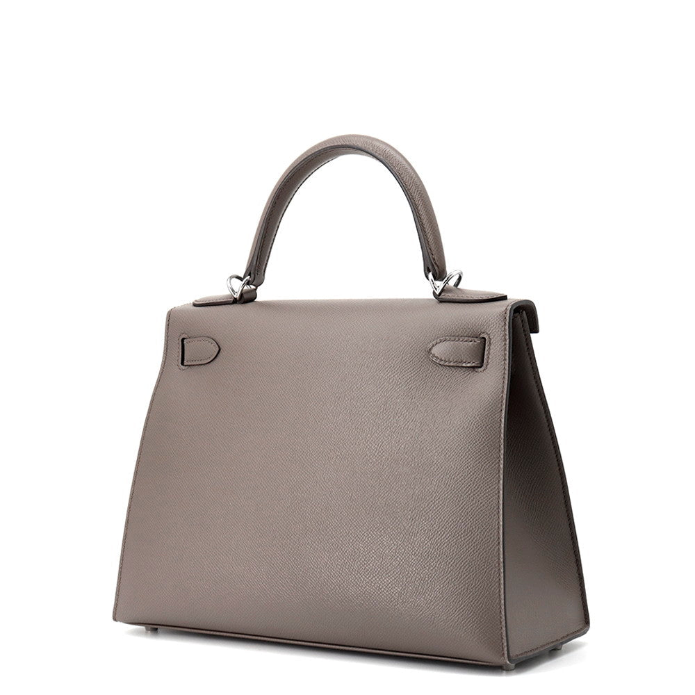 Kelly Sellier Etain Epsom Size Handbag Travel Bag