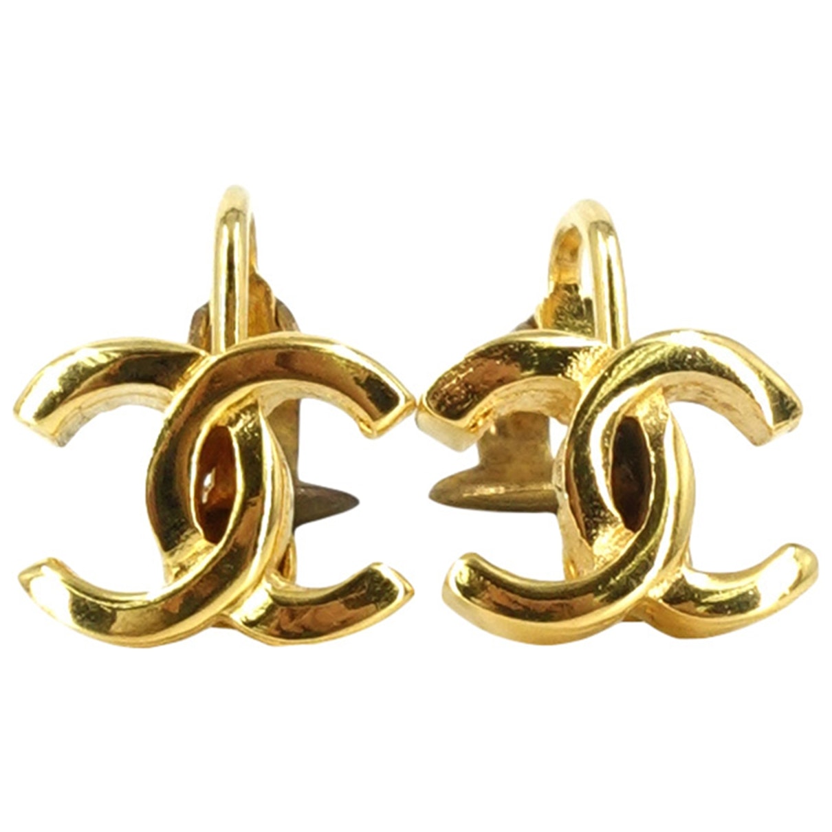 cc gold metal earrings Jewelry Urban