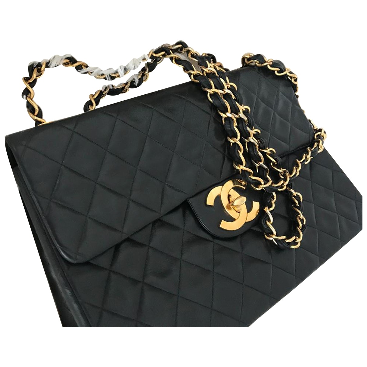 timeless/classique black leather handbag 140
