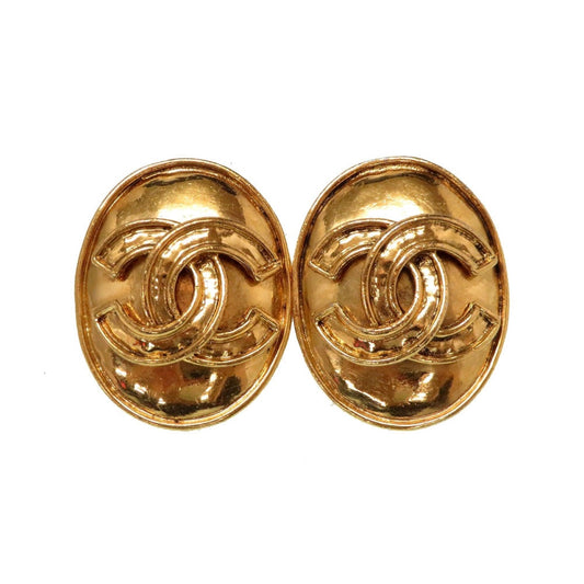 cc gold metal earrings Jewelry Graceful