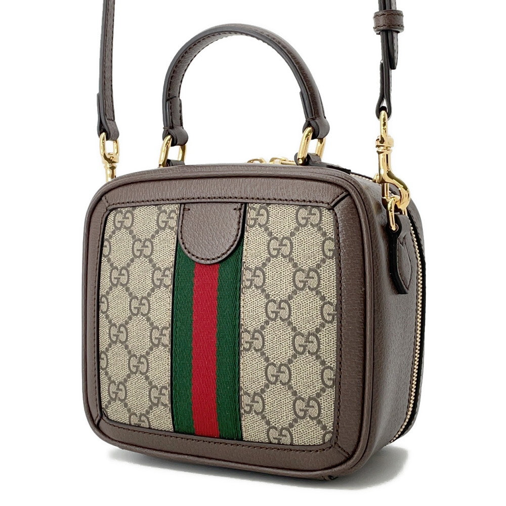 Gucci GG Supreme Ophidia Brown772157 GG Leather Travel Bag