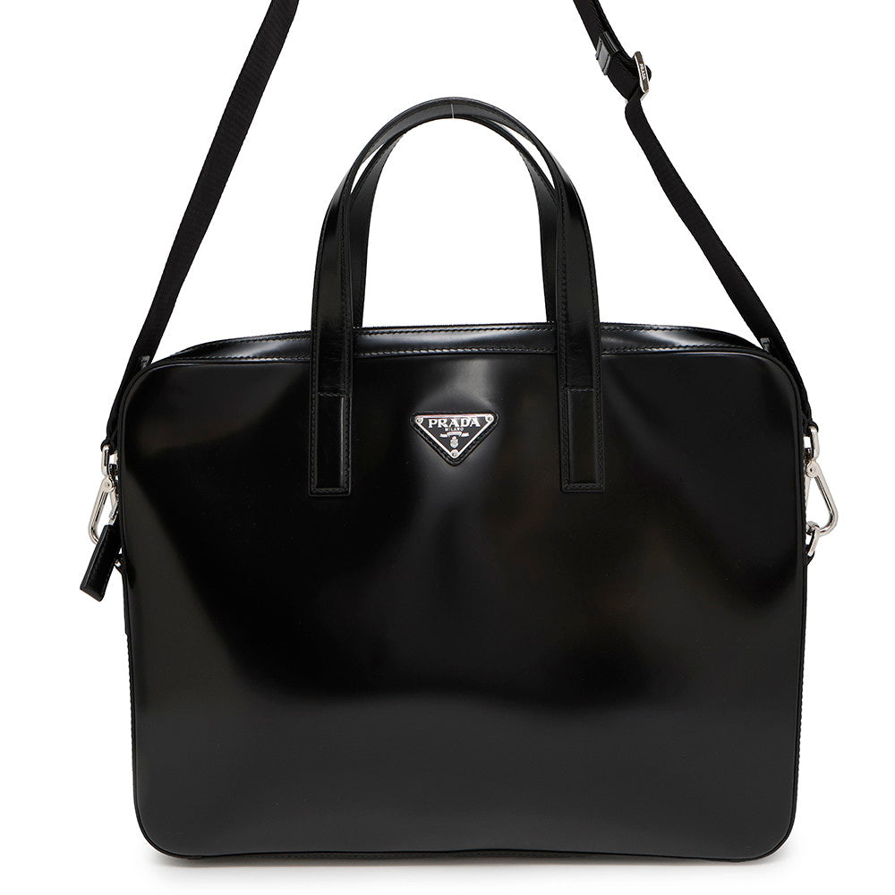 Way Business Bag Ve Brushedleather Black Travel Bag