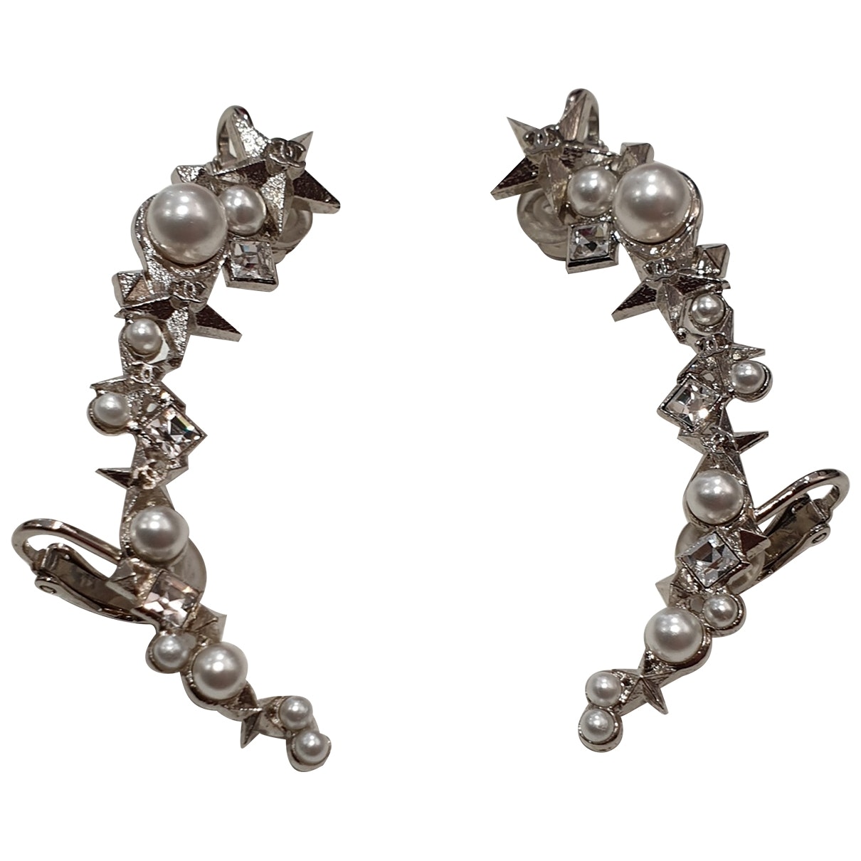 silver steel earrings Jewelry Signature