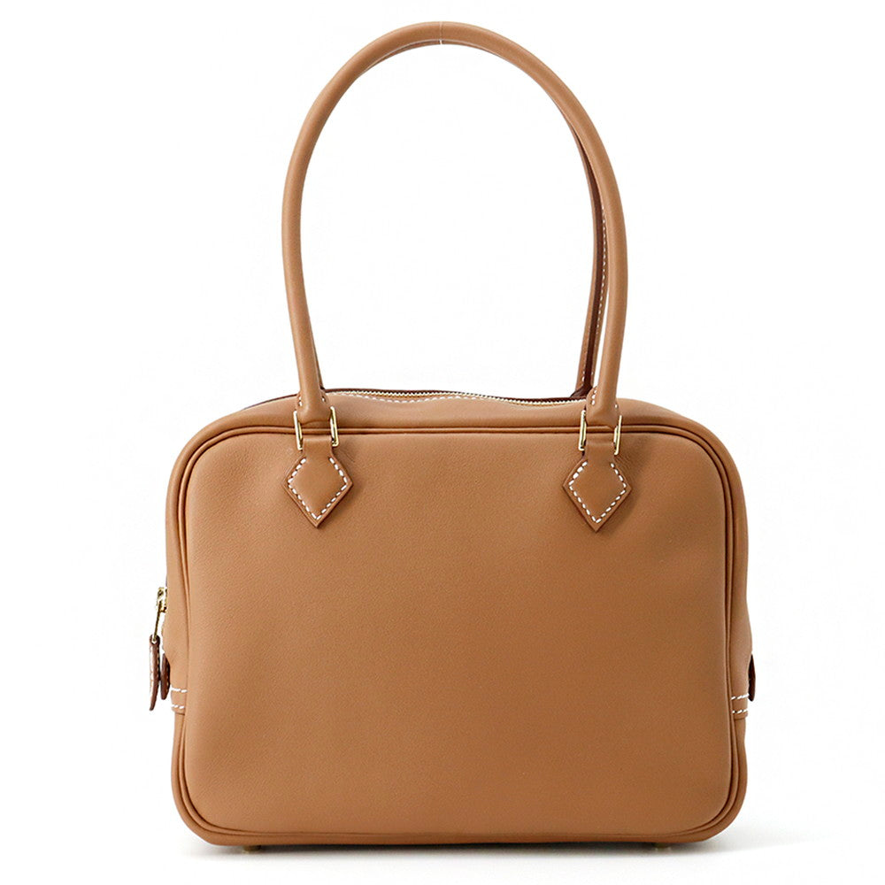 Plume Swift Size Handbag Leather Gold Travel Bag