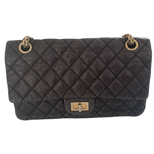 2.55 black leather handbag Daily