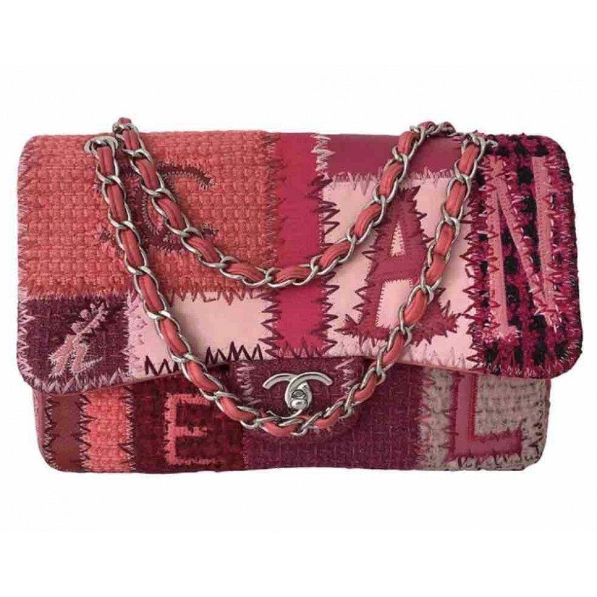 timeless/classique pink cloth handbag Classic