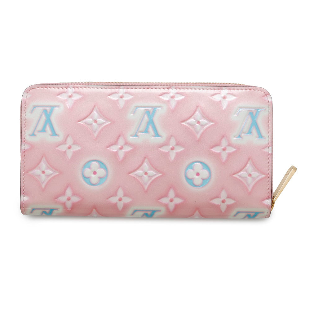 Louis Vuitton Valentine Japan Limited Edition Color Zippy Monogram Leather Vernis Wallet Case