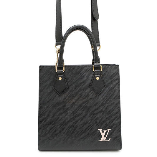 Louis Vuitton Sac Plat NoirM20958 Leather Epi Handbag