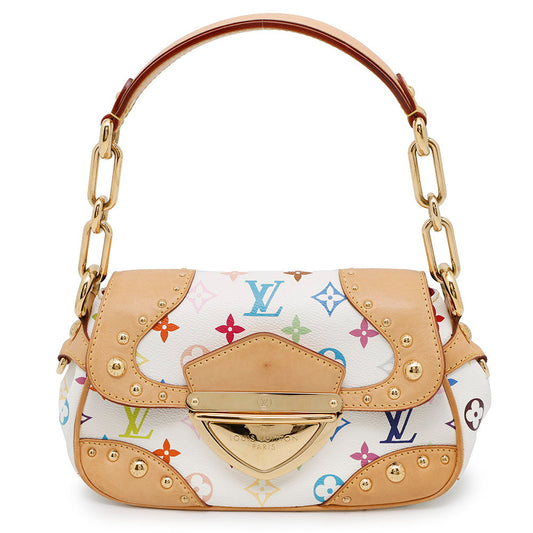 Louis Vuitton Marilyn Blanc RedM40127 ・ Monogram Multicolor Handbag