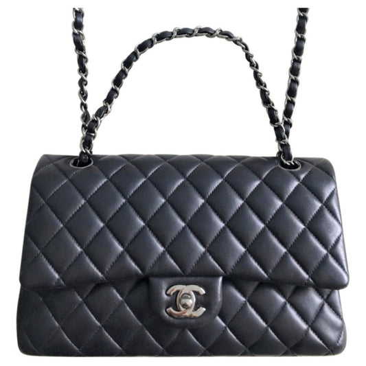 timeless/classique navy leather handbag Refined