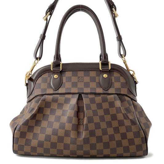 Louis Vuitton Trevi RedN51997 Ebene PM Canvas Damier Handbag