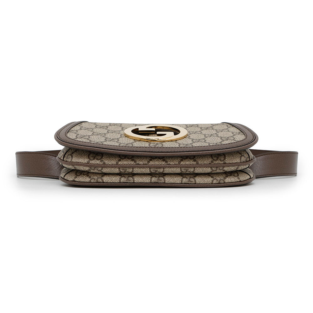Gucci Supreme Blondie Belt Bag Brown703807 Pvc Leather Accessory