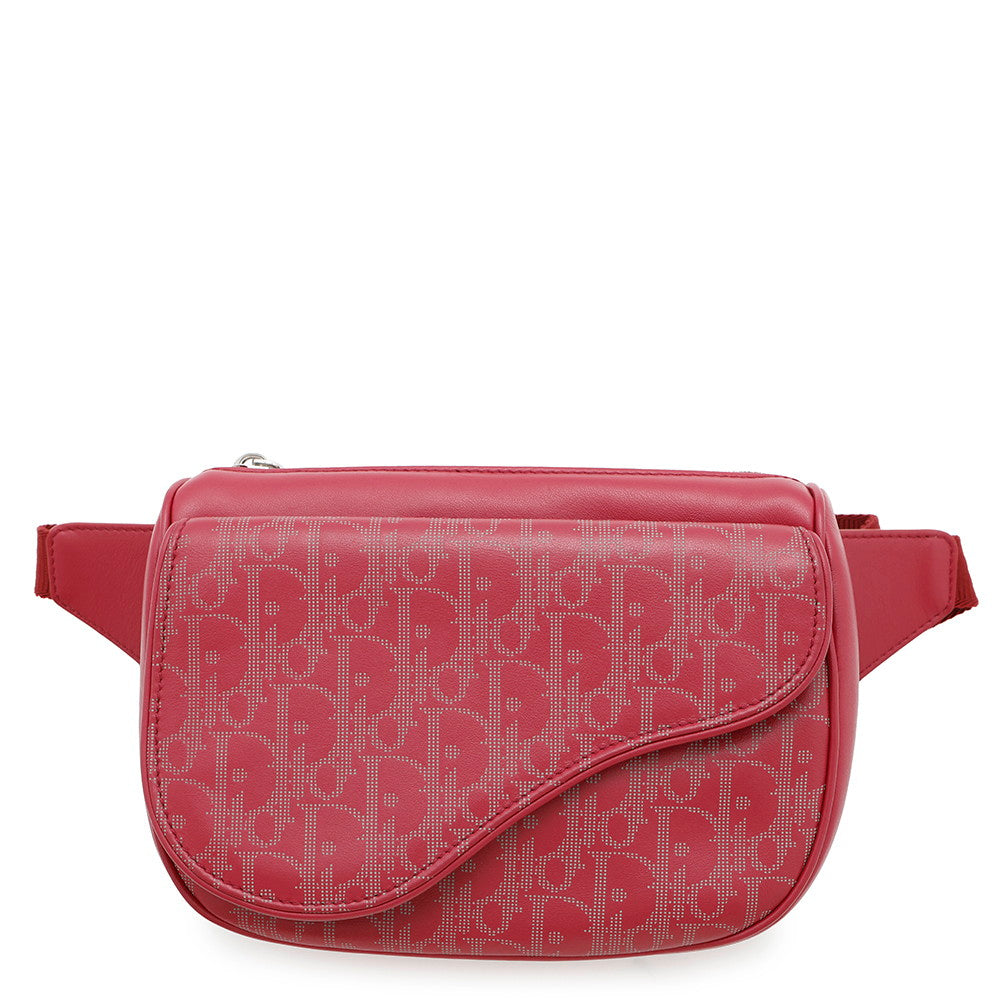Dior Crossbody Bag ?Galaxy Saddle Leather Red