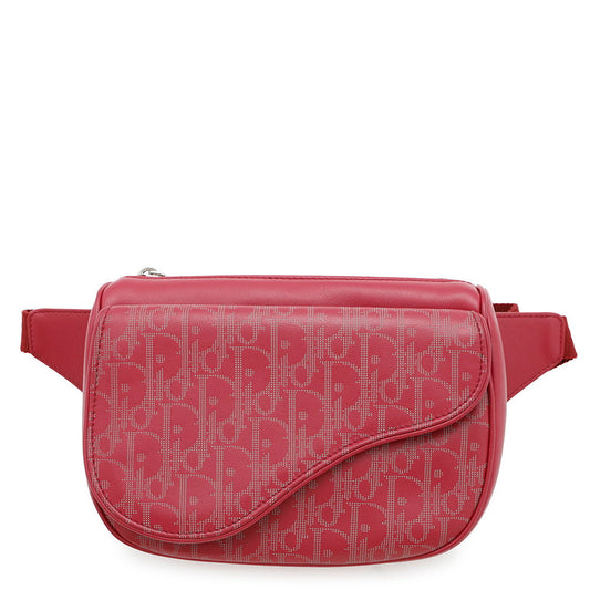 Dior Crossbody Bag ?Galaxy Saddle Leather Red