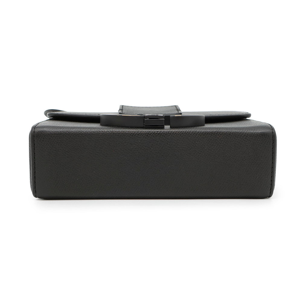 Dior Montaigne Shoulder Bag Blackm Sbav M Leather