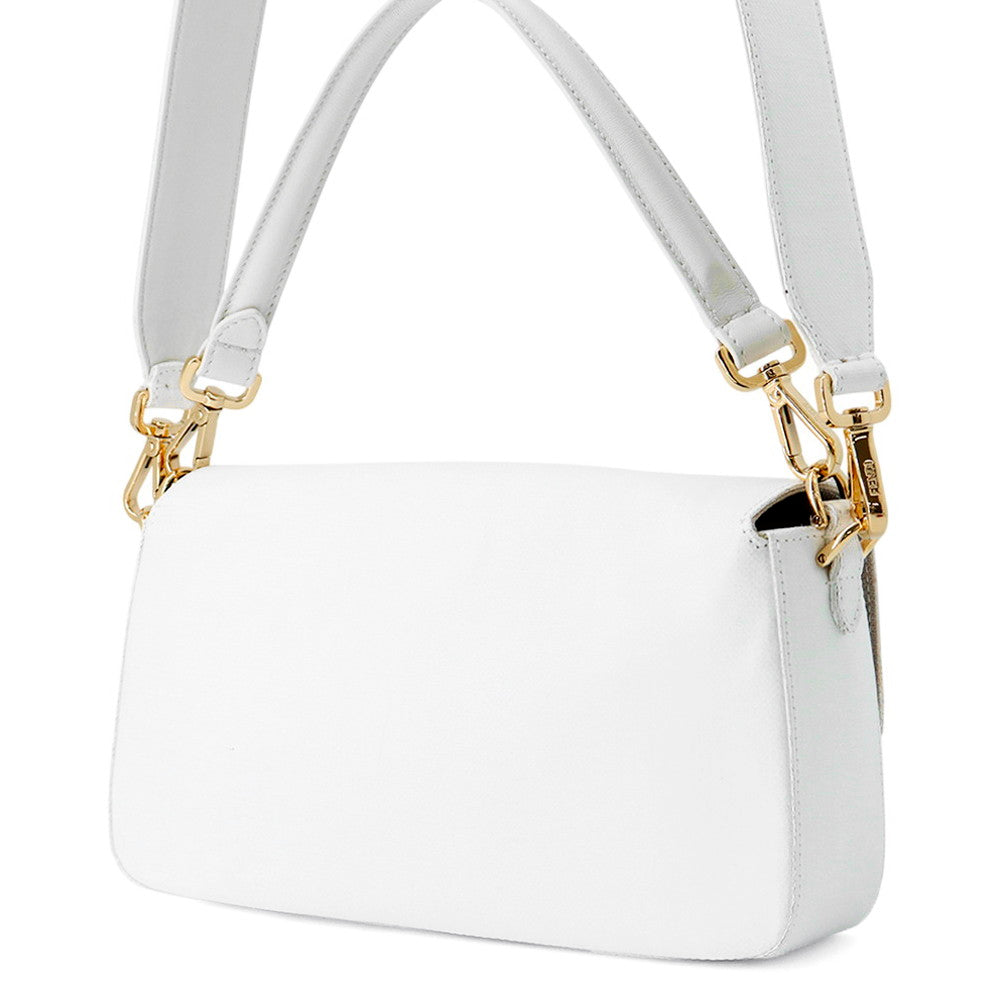 Fendi Drawing Personalized Color Kit White8Br600 Linen Bucket Bucket Bag
