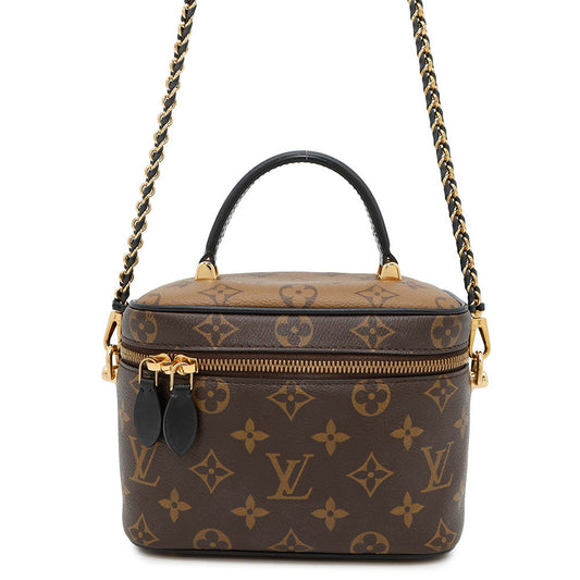 Louis Vuitton Vanity NV NoirM45165 Reverse Monogram PM Canvas Handbag