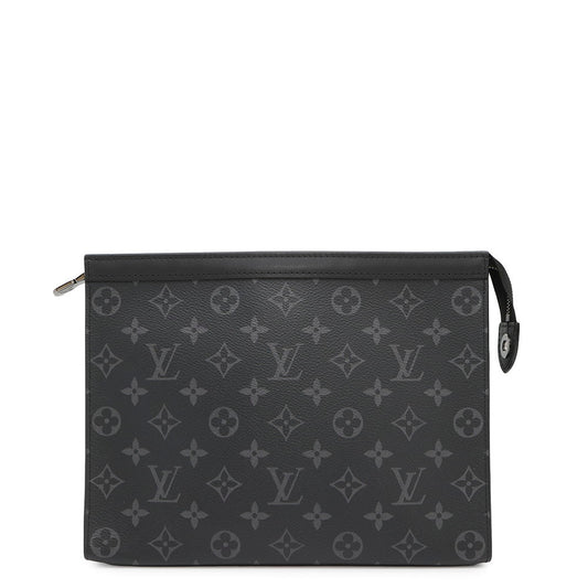 Louis Vuitton Pochette Voyage NoirM61692 Eclipse Monogram Clutch Bag 2