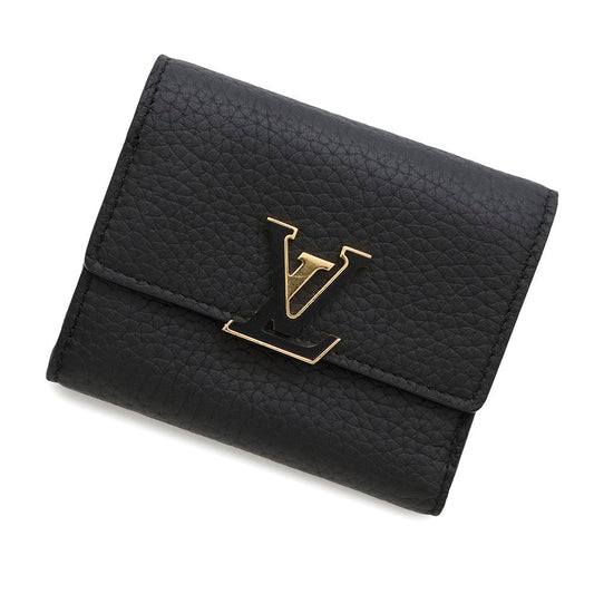 Louis Vuitton Portefeuille Capucine NoirM68587 Taurillon Hat