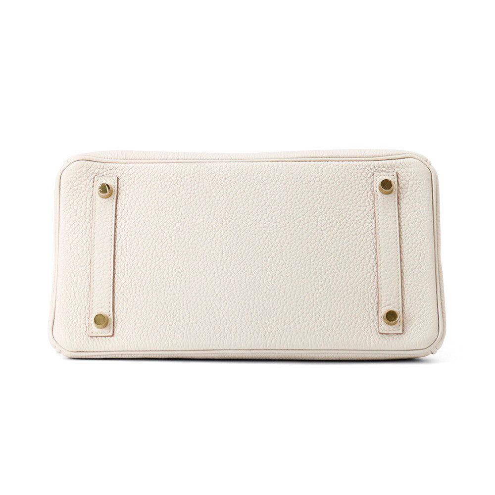 Birkin Beton Togo Size Handbag Leather Travel Bag