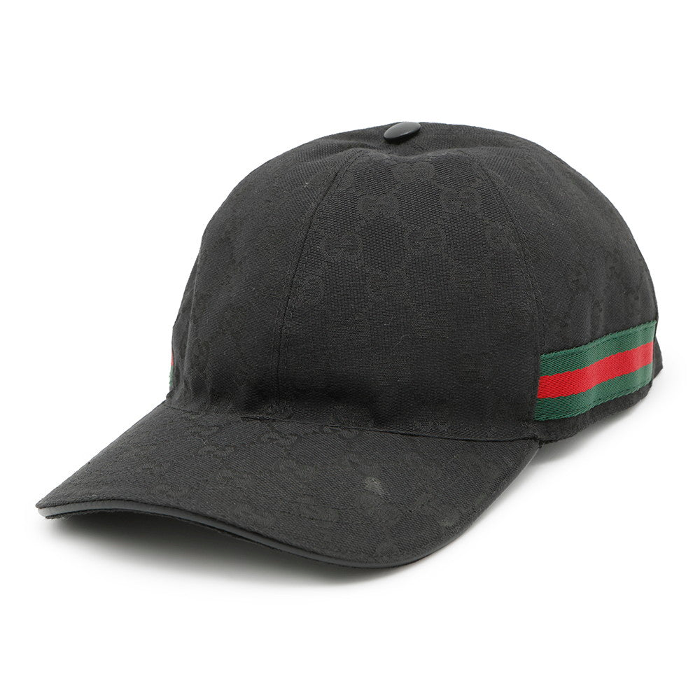 Gucci GG Size L Black200035 Canvas Hat