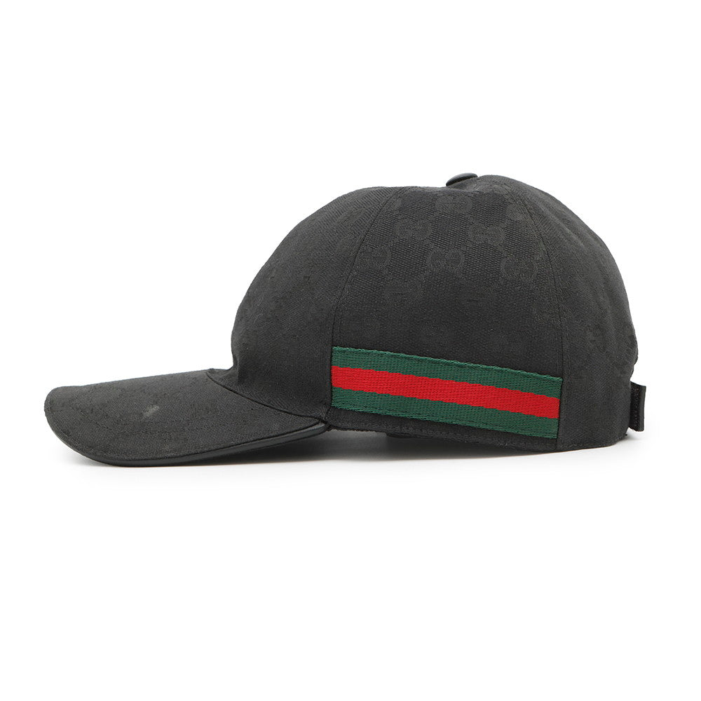 Gucci GG Size L Black200035 Canvas Hat