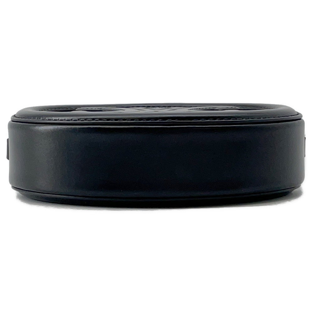 Oval Purse Cuir Triomphe Shoulder Bag I Leather Black