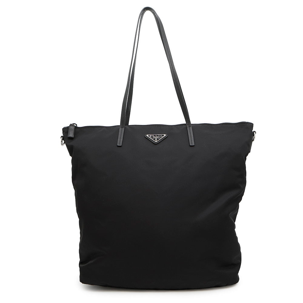 Way Tote Bag Bg Leather Nylon