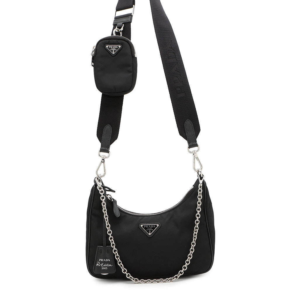 Re Edition Re Shoulder Bag Bh Nylon Black