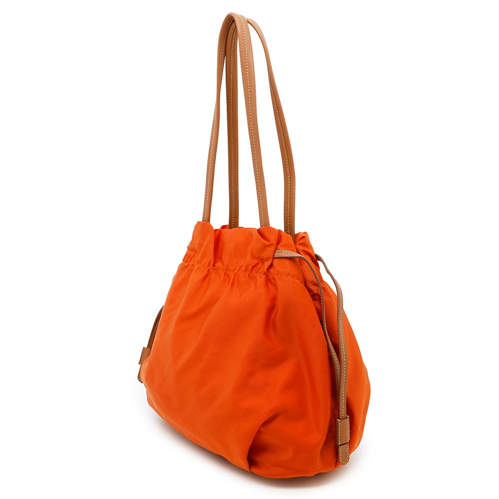 Handbag Orangebn Leather Nylon Travel Bag