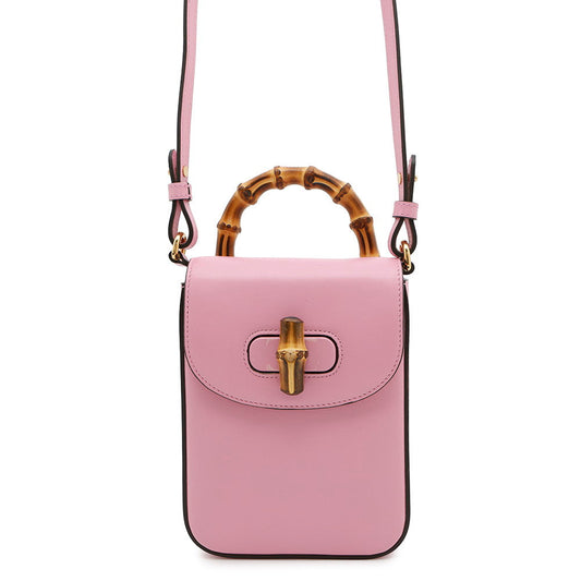 Gucci 3WAYShoulder Bamboo Leather Shoulder Bag