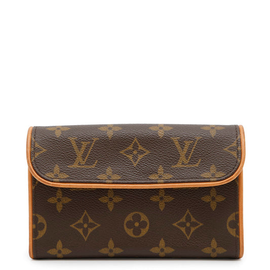 Louis Vuitton Pochette Florentine BrownM51855 Monogram XS Clutch Bag 2