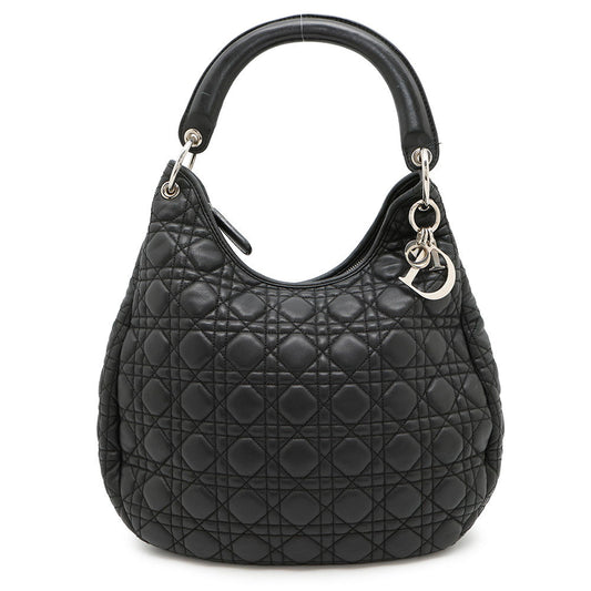 Dior Shoulder Bag ?Cannage One Leather Black