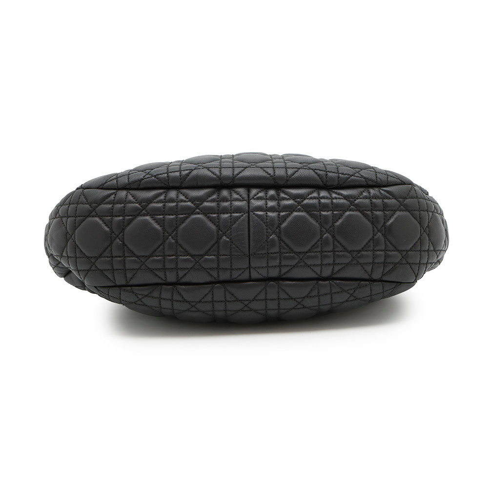 Dior Canage One Shoulder Bag Leather Black