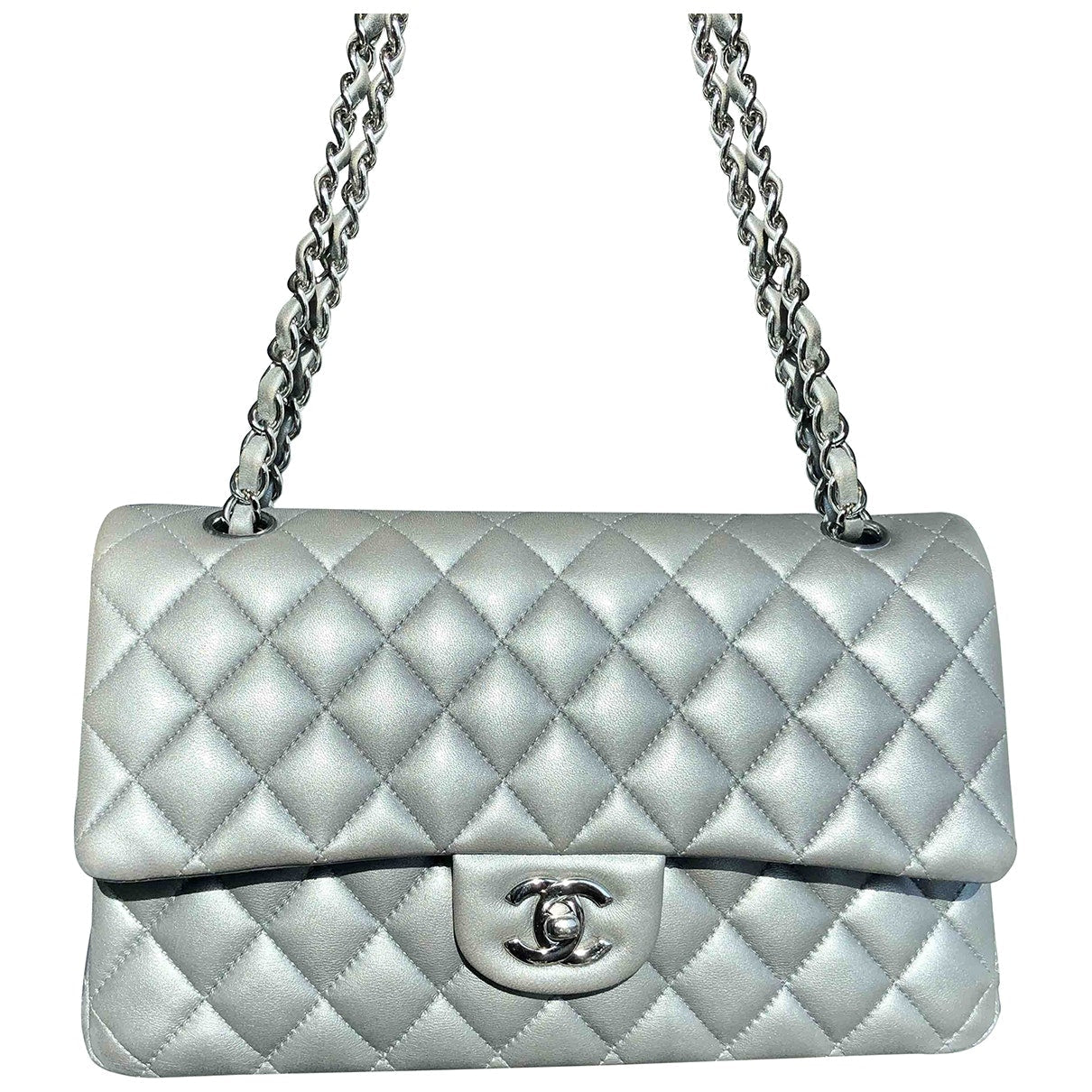 timeless/classique metallic leather handbag Classic
