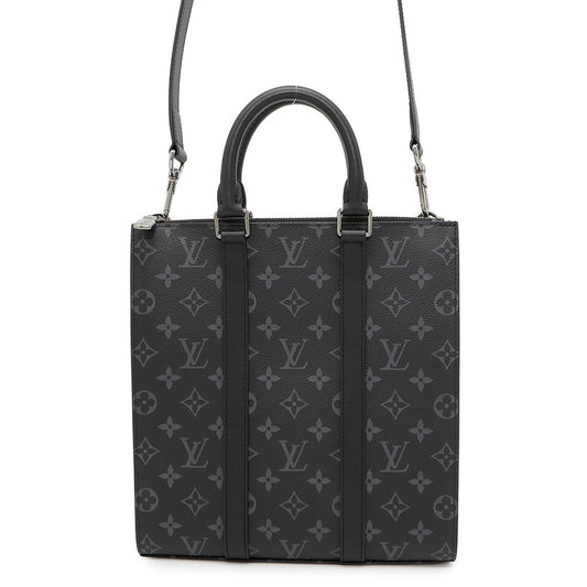 Louis Vuitton Sac Plat NoirM46098 Eclipse Monogram Handbag