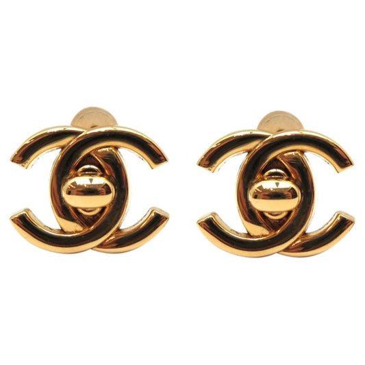 cc gold metal earrings Jewelry Minimal