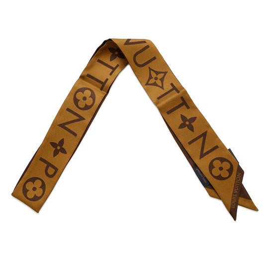 Louis Vuitton Scarf Infinity Bandeau BB BrownM90679 Silk Monogram