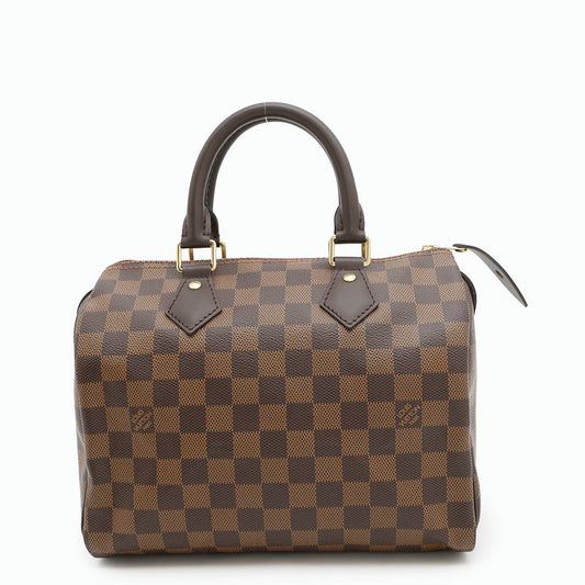Louis Vuitton Speedy RedN41365 Ebene Canvas Damier Handbag