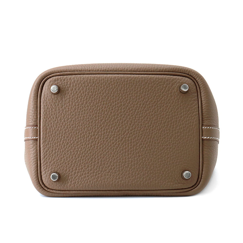 Picotin Lock Etoupe Taurillon Clemence Size Pm Travel Bag