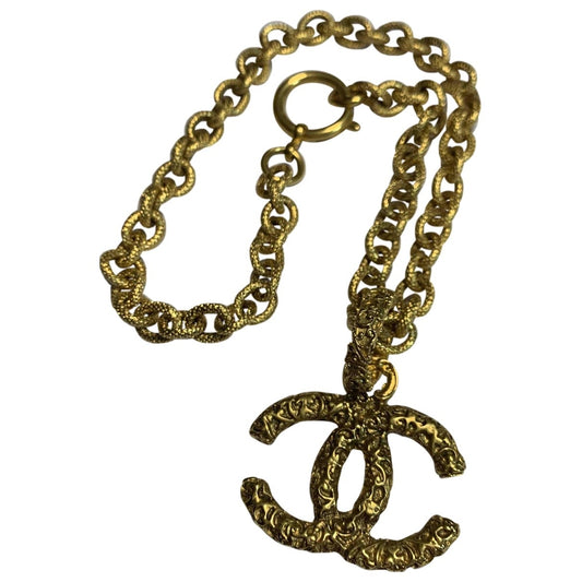 cc gold metal necklaces Jewelry Evening