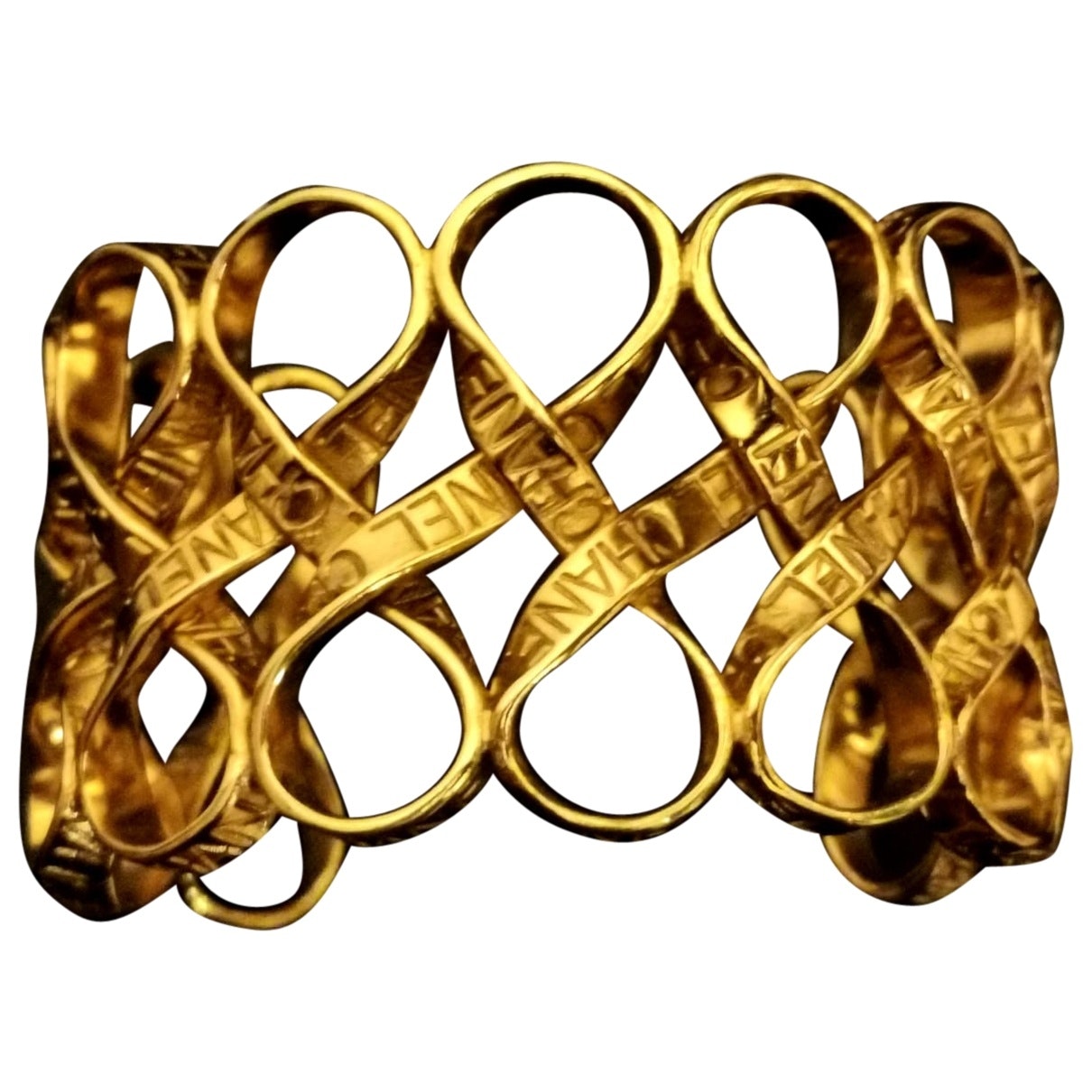 Chanel gold gold plated bracelets Jewelry