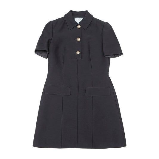 Prada Bag ? Tricotine dress % Silk24% Black Mini Mini Bag